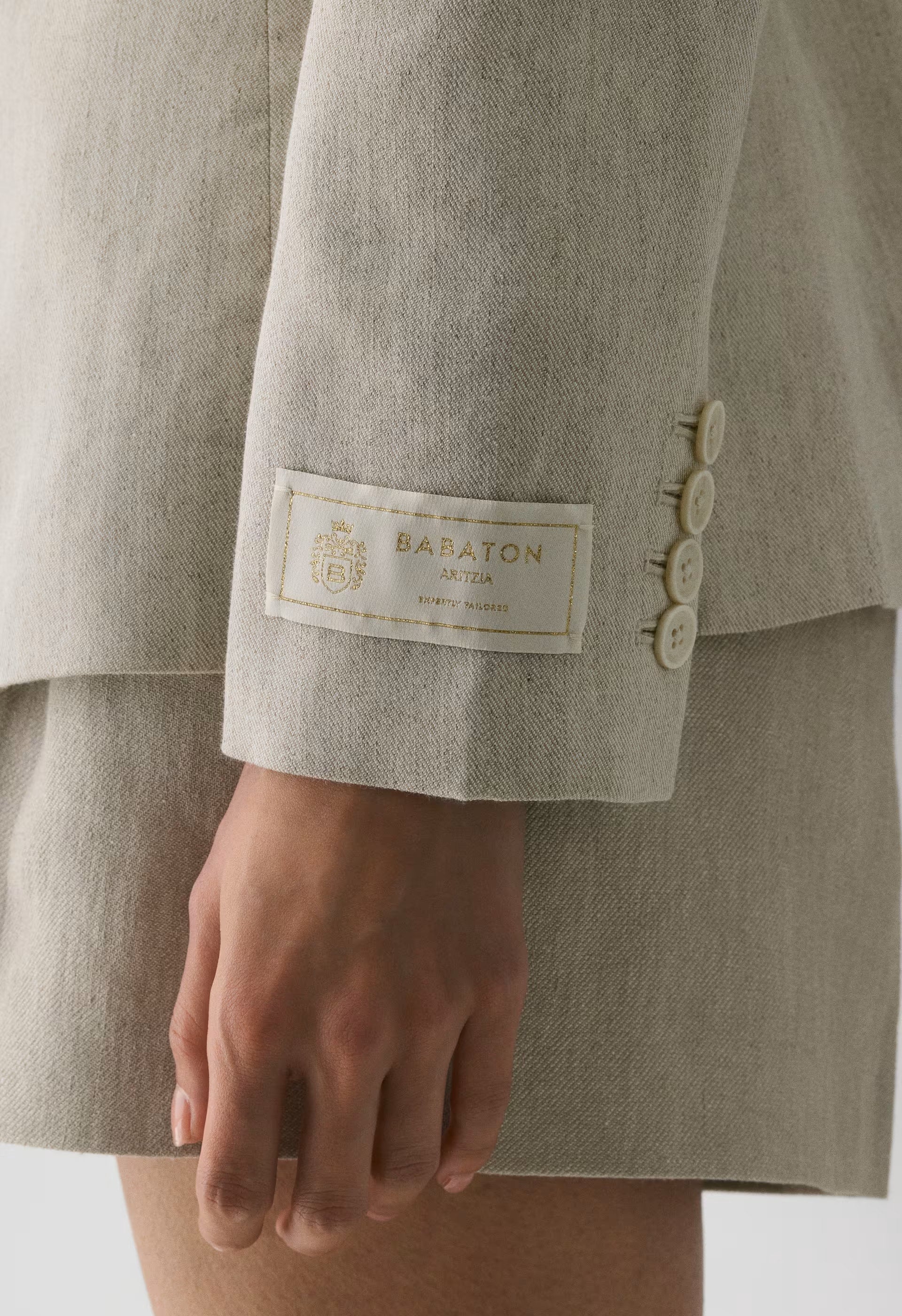 Standout Linen Blazer - UNDYED DARK ECRU