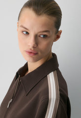 Jules Jacket - Crepette™ - RICH MOCHA BROWN/MULTI