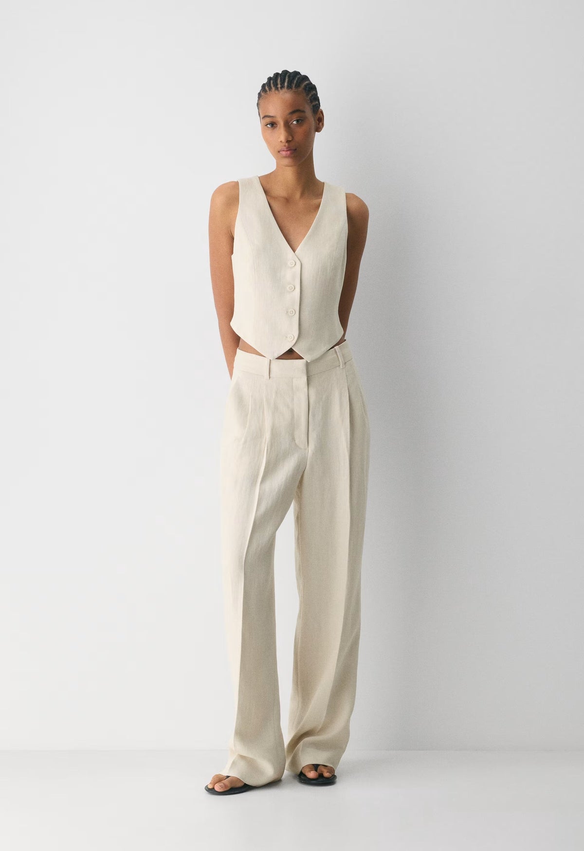 Pacino Vest - PowerLinen™ - COOL BEIGE