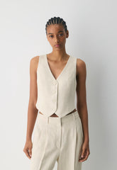 Pacino Vest - PowerLinen™ - COOL BEIGE