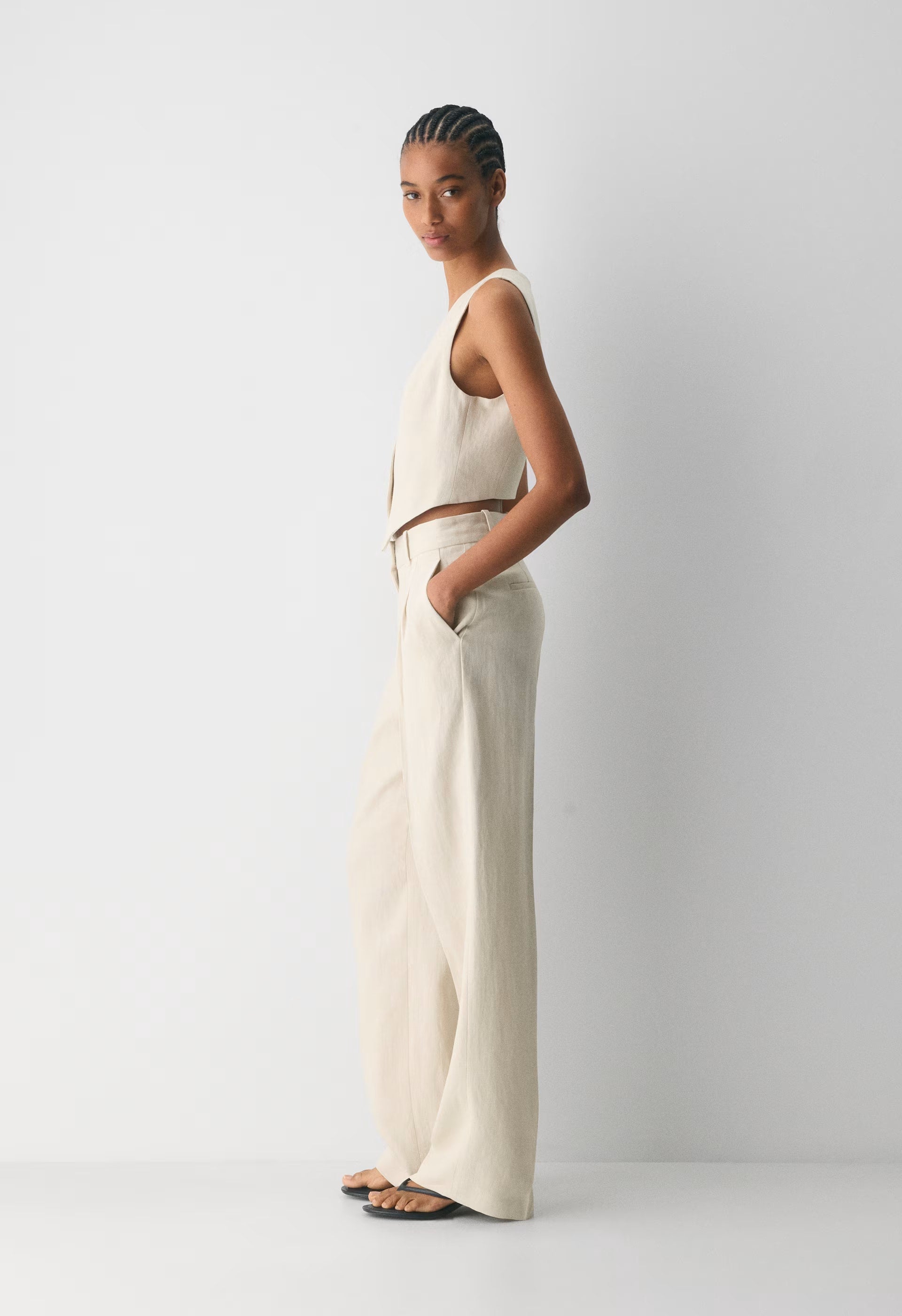 Pacino Vest - PowerLinen™ - COOL BEIGE
