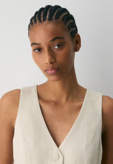Pacino Vest - PowerLinen™ - COOL BEIGE