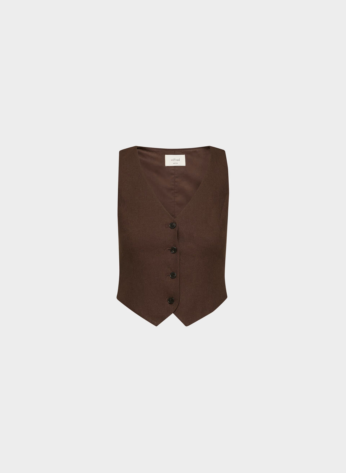 Pacino Vest - PowerLinen™ - RICH MOCHA BROWN
