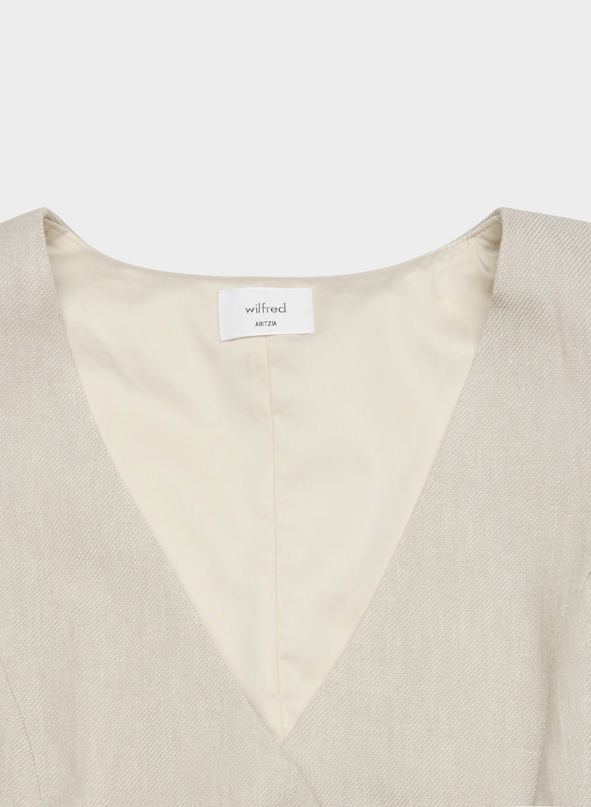 Pacino Vest - PowerLinen™ - UNDYED DARK ECRU