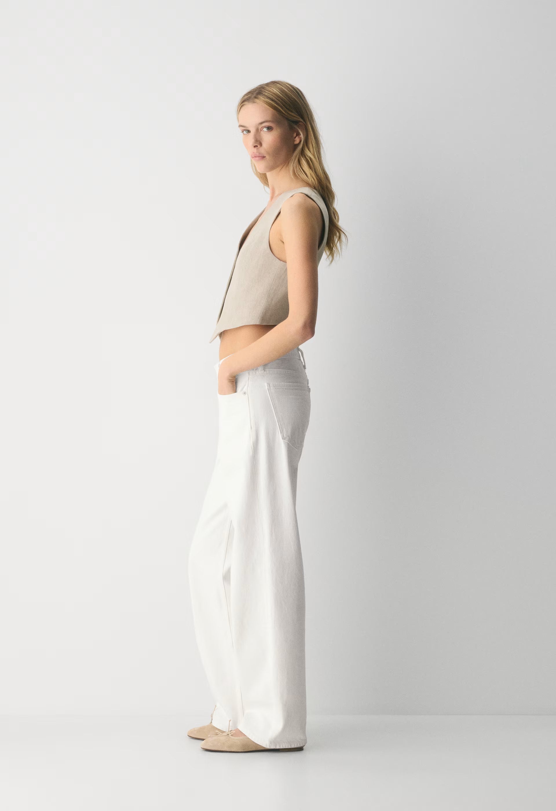 Pacino Vest - PowerLinen™ - UNDYED DARK ECRU