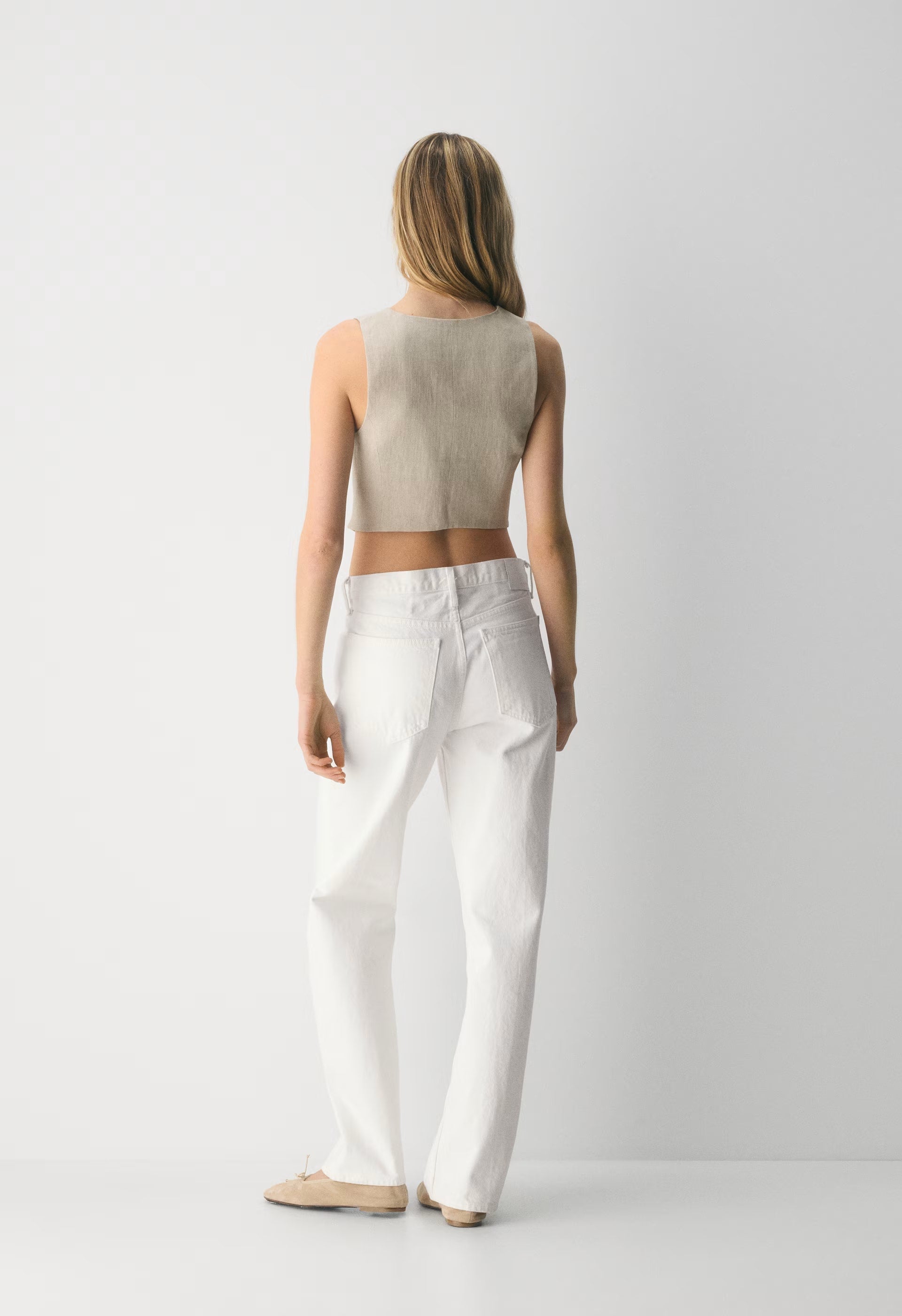 Pacino Vest - PowerLinen™ - UNDYED DARK ECRU