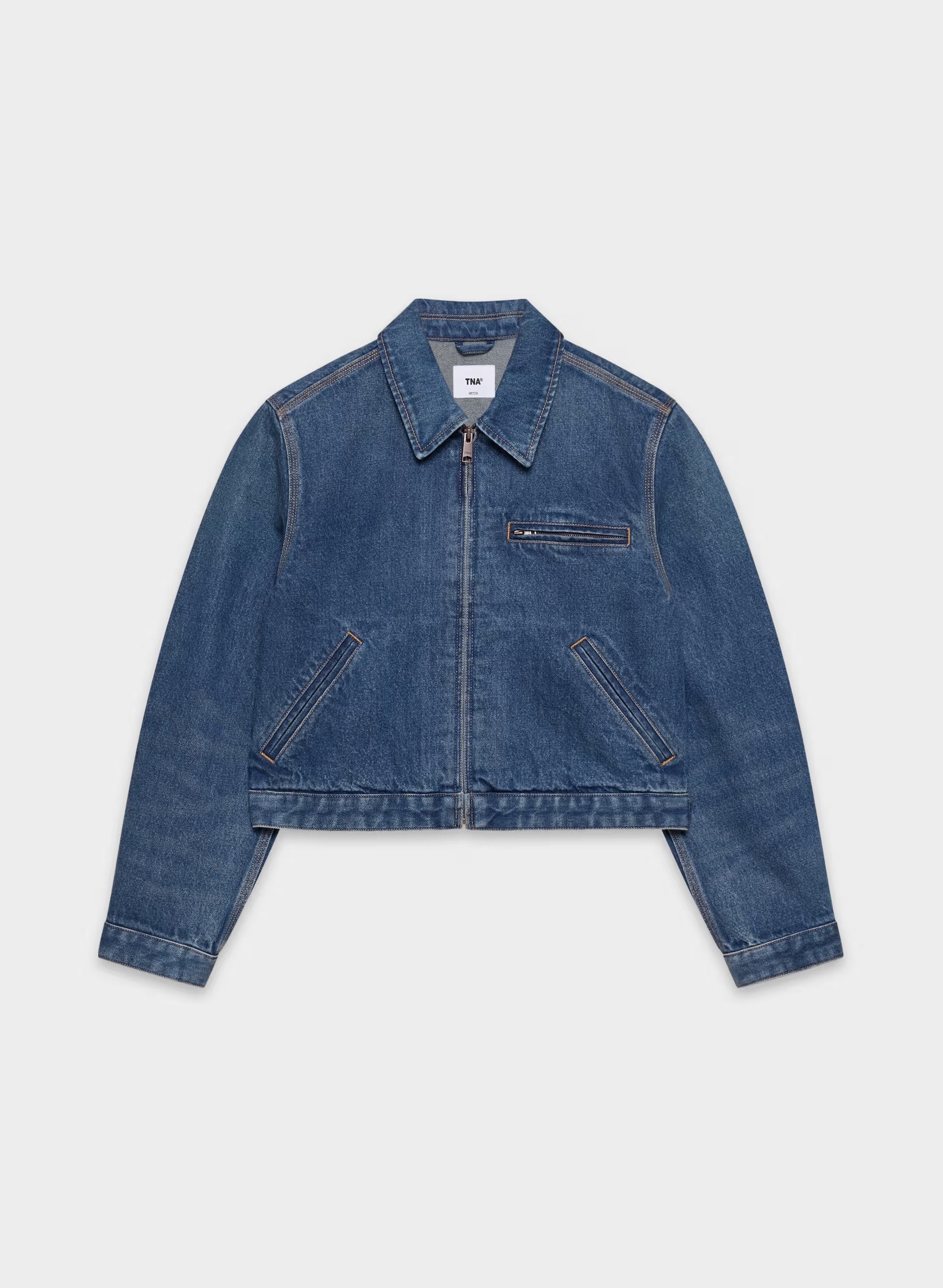 Barkley Lightweight Denim Jacket - VINTAGE DARK BLUE