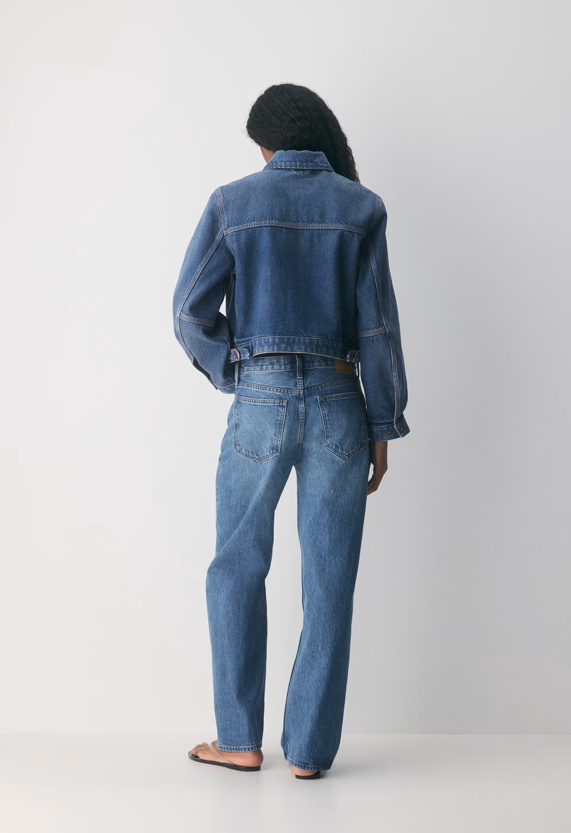 Barkley Lightweight Denim Jacket - VINTAGE DARK BLUE