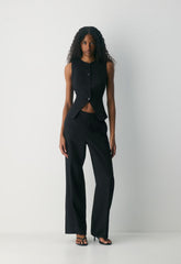Regal Vest - PowerLinen™ - BLACK