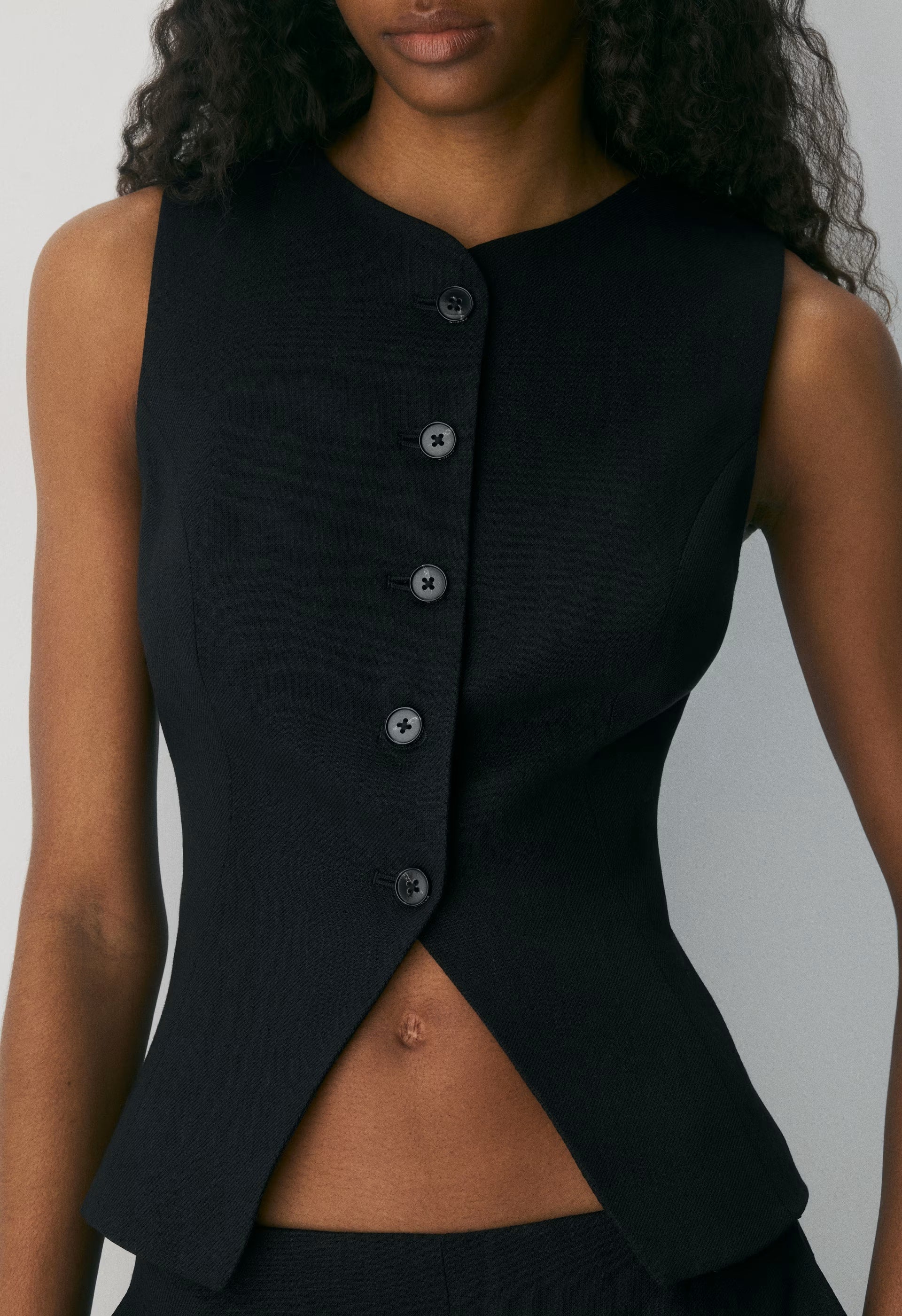 Regal Vest - PowerLinen™ - BLACK