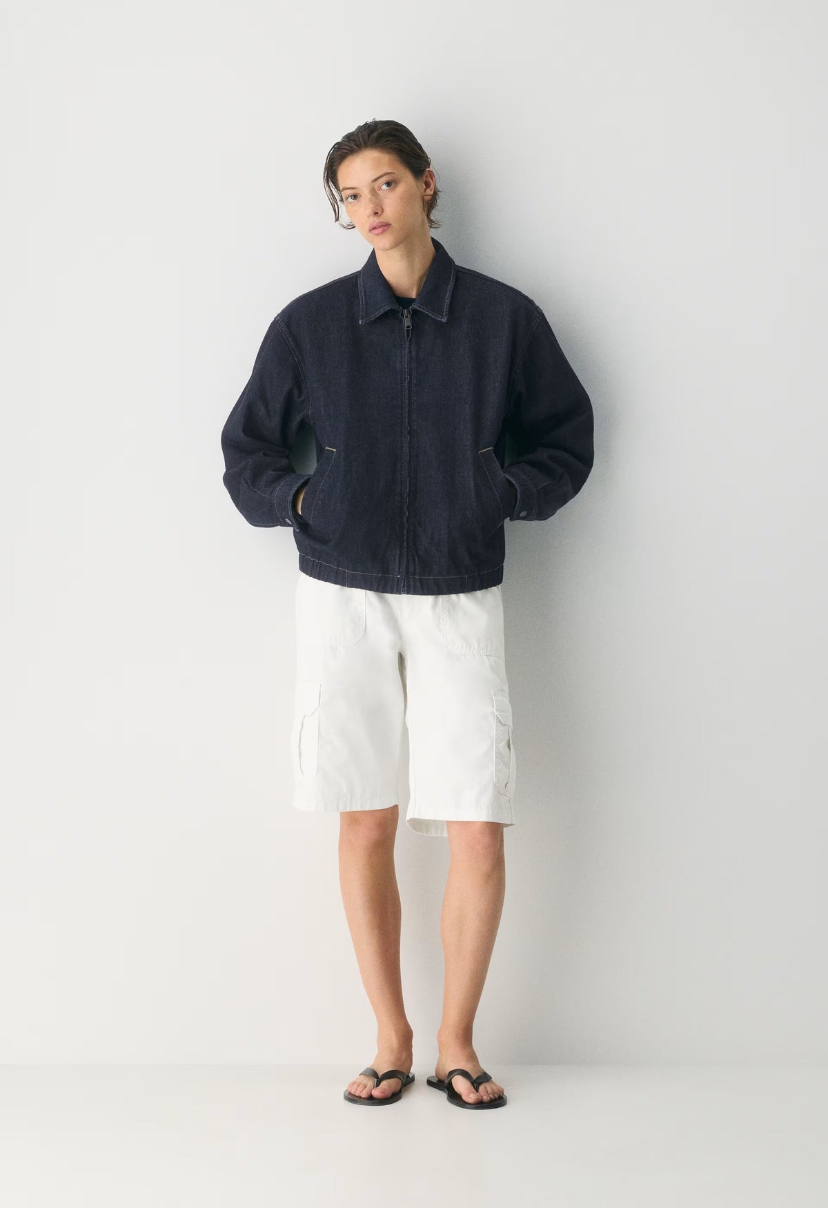 Caddie Blouson Jacket - NO-STRESS/ INK BLUE