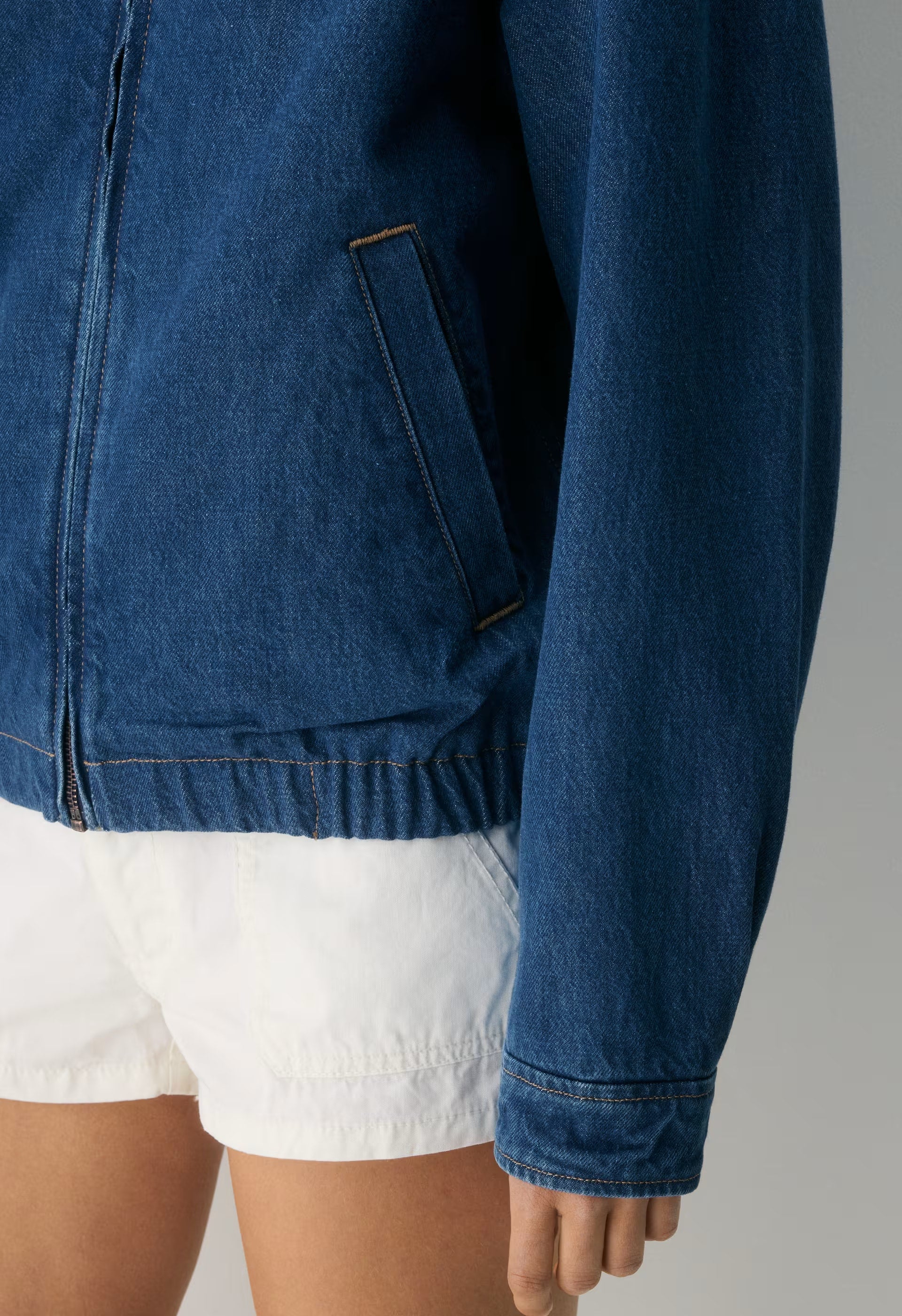Caddie Blouson Jacket - TRUE MEDIUM BLUE