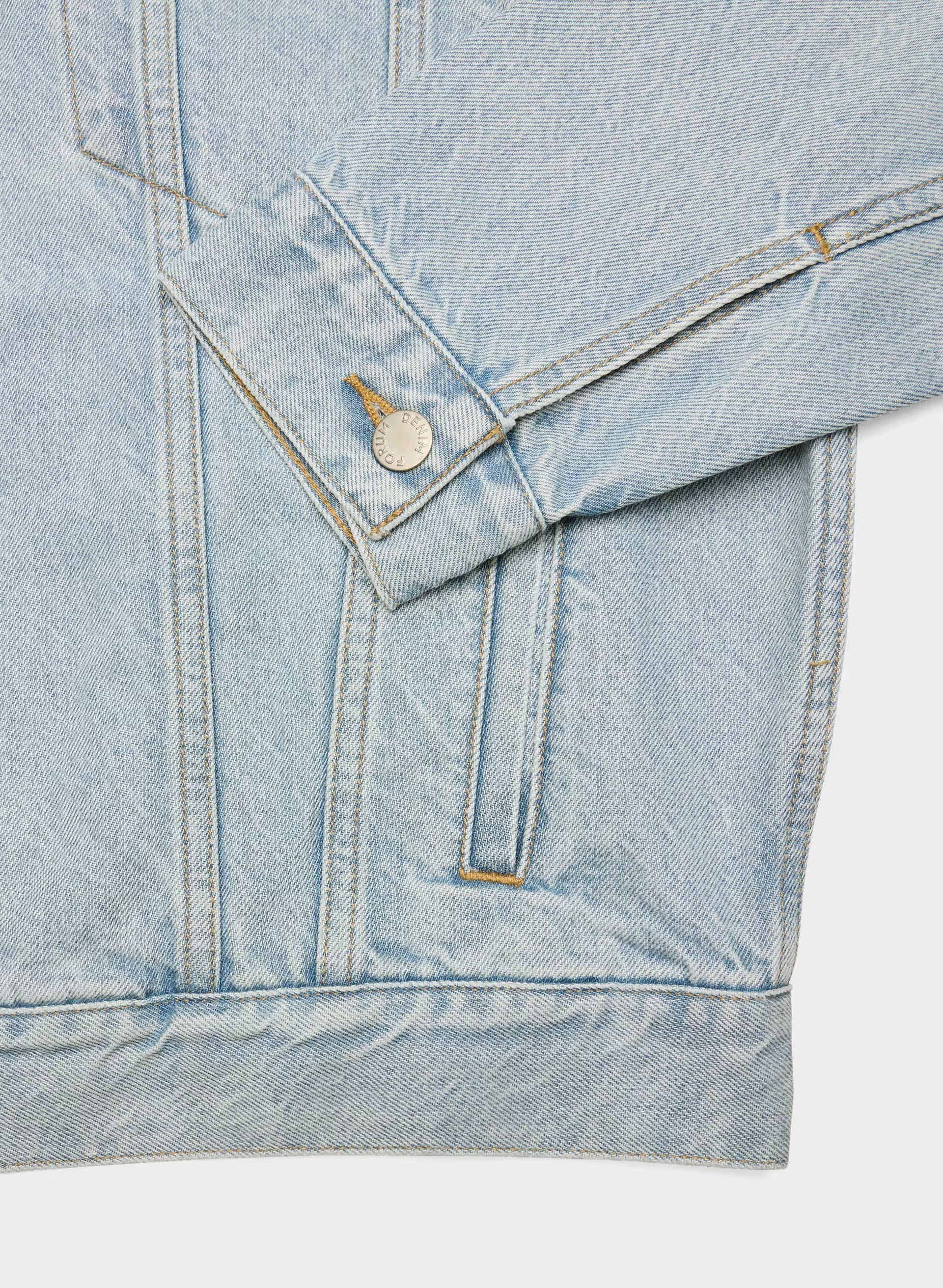 Denim Forum The ‘90s So-Soft Denim Jacket - 15 YRS BRL THR BLEU