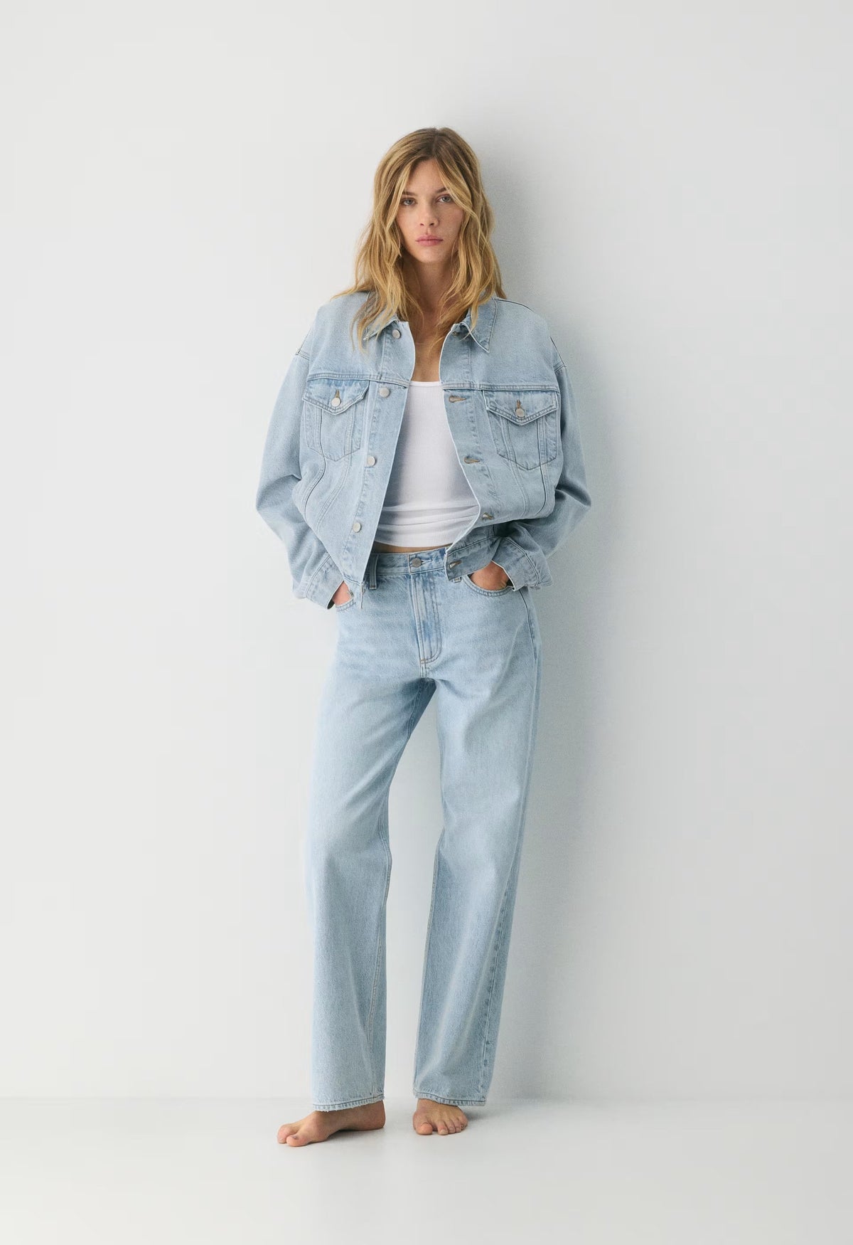 Denim Forum The ‘90s So-Soft Denim Jacket - 15 YRS BRL THR BLEU