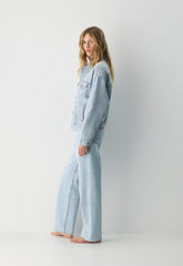 Denim Forum The ‘90s So-Soft Denim Jacket - 15 YRS BRL THR BLEU