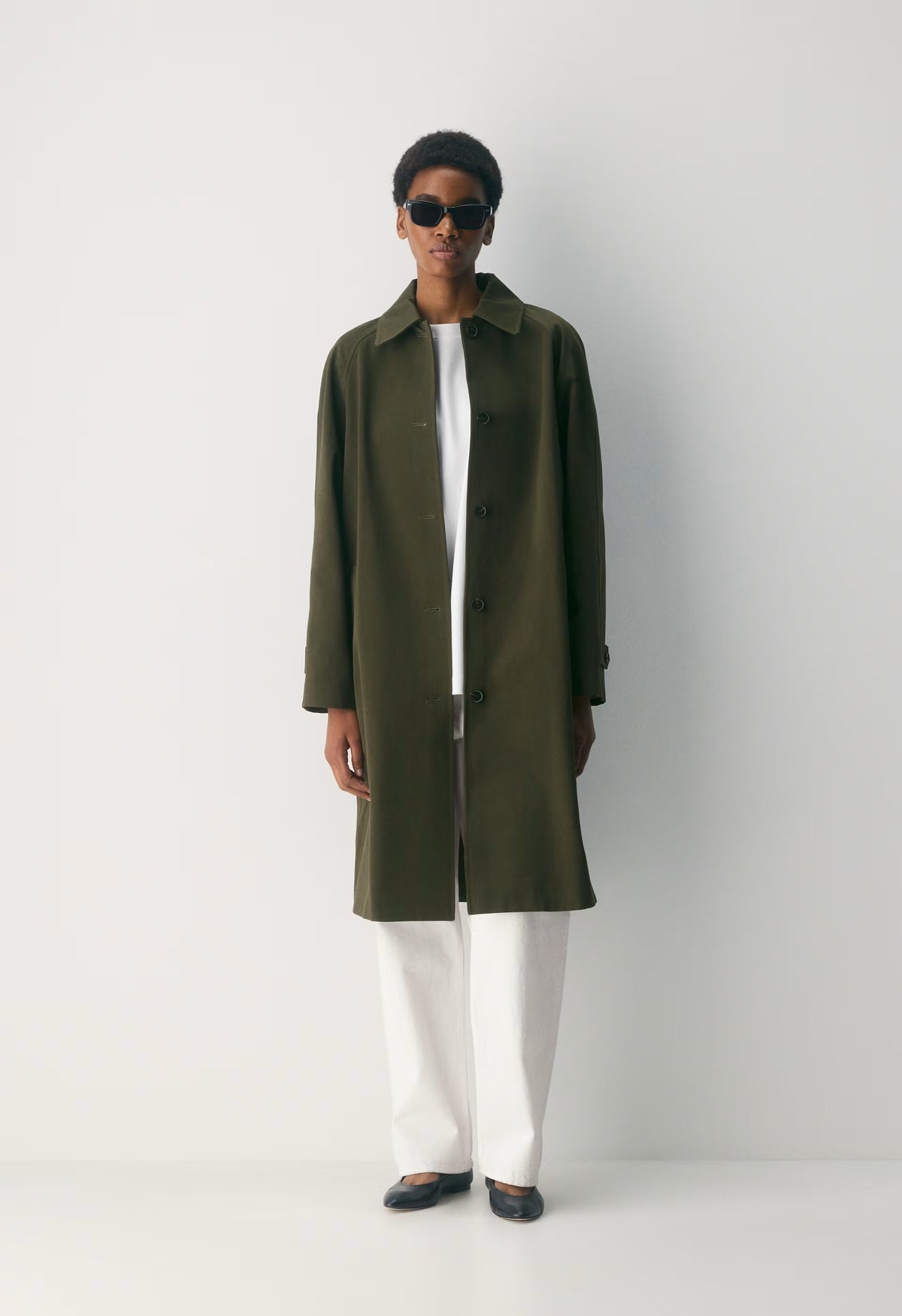 The Regent Trench Coat - Rich Twill - DARK OLIVE