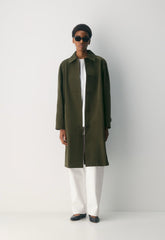 The Regent Trench Coat - Rich Twill - DARK OLIVE