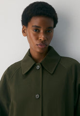 The Regent Trench Coat - Rich Twill - DARK OLIVE