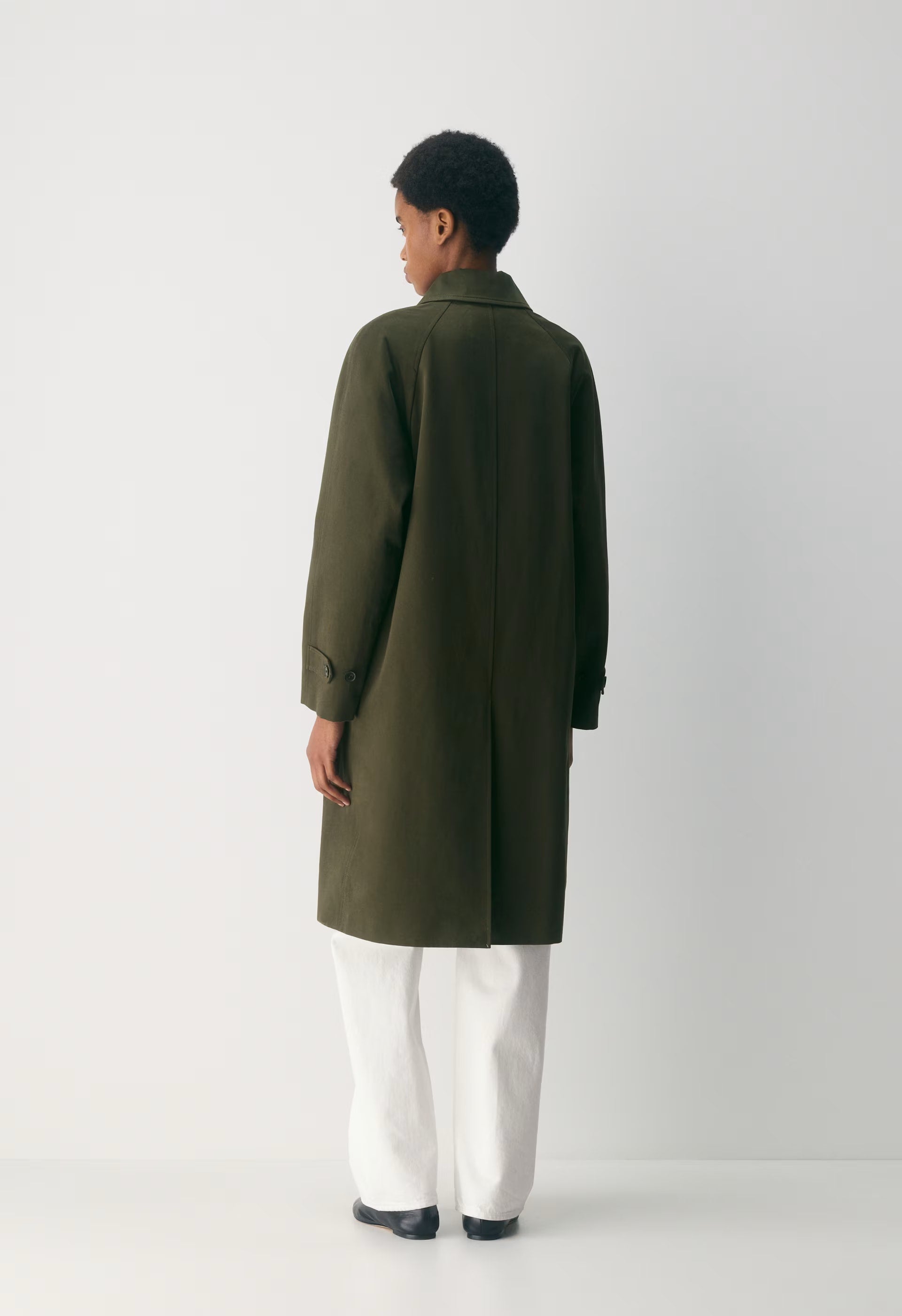 The Regent Trench Coat - Rich Twill - DARK OLIVE