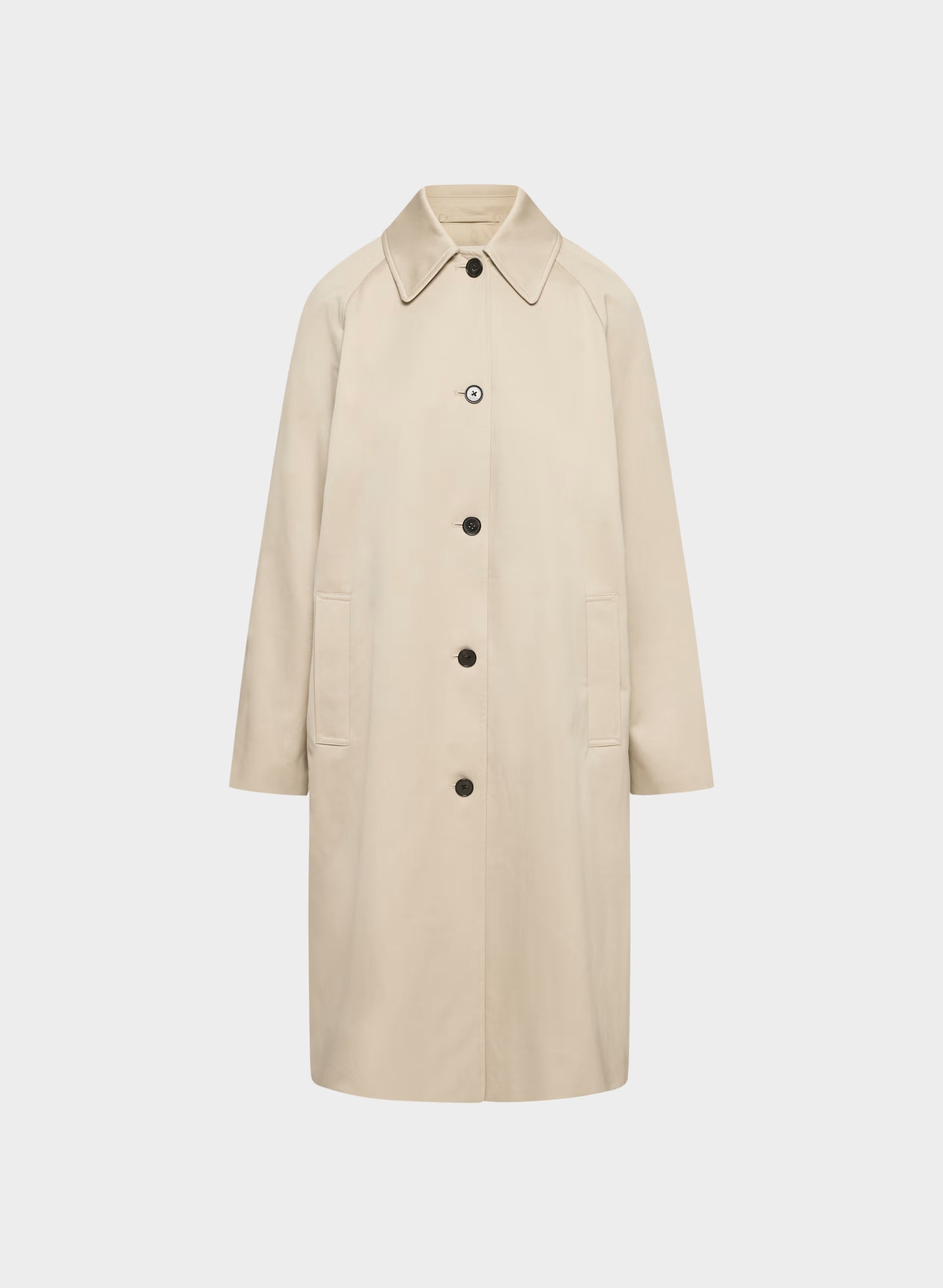 The Regent Trench Coat - Rich Twill - MARCONA BEIGE