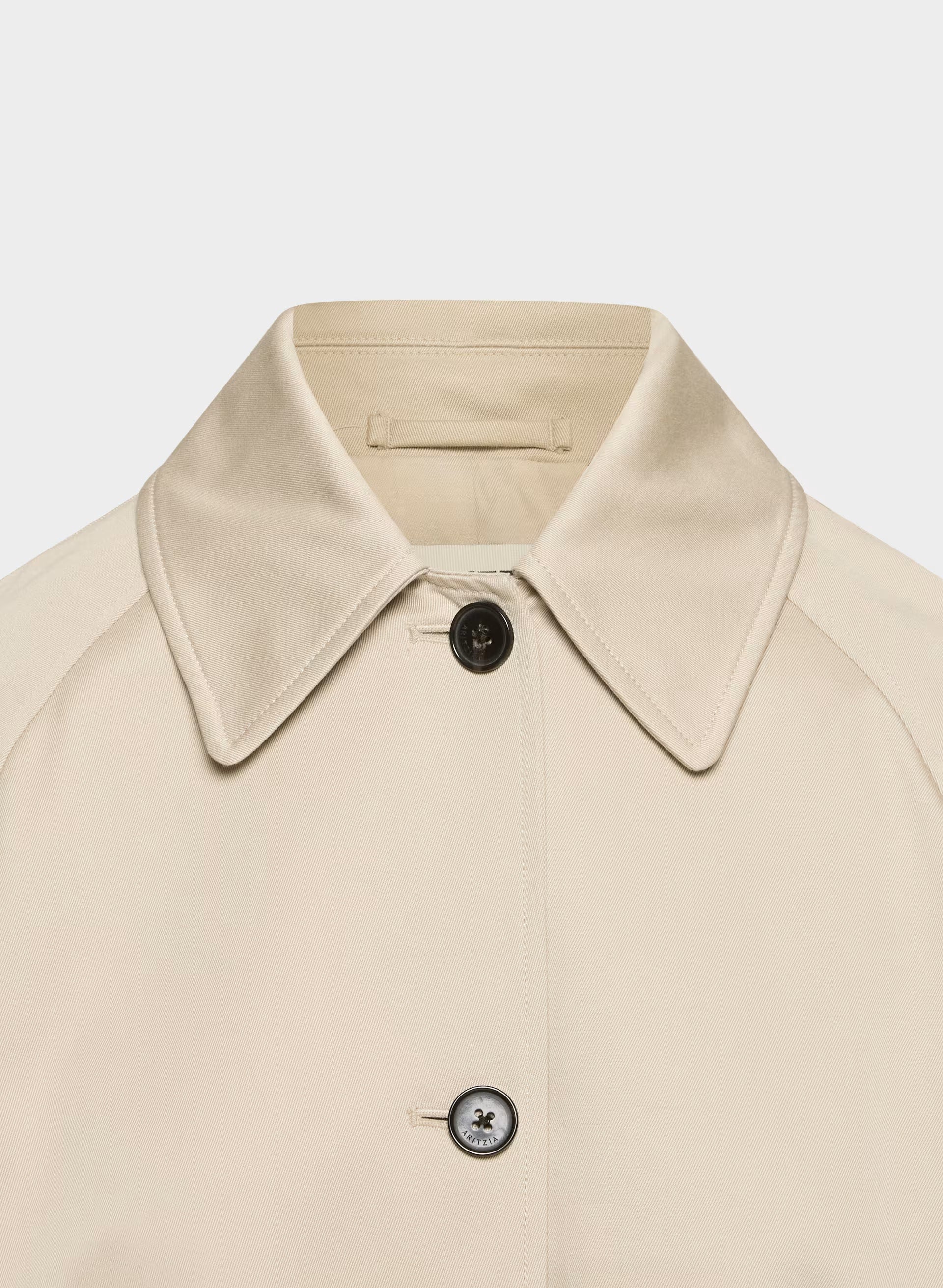The Regent Trench Coat - Rich Twill - MARCONA BEIGE