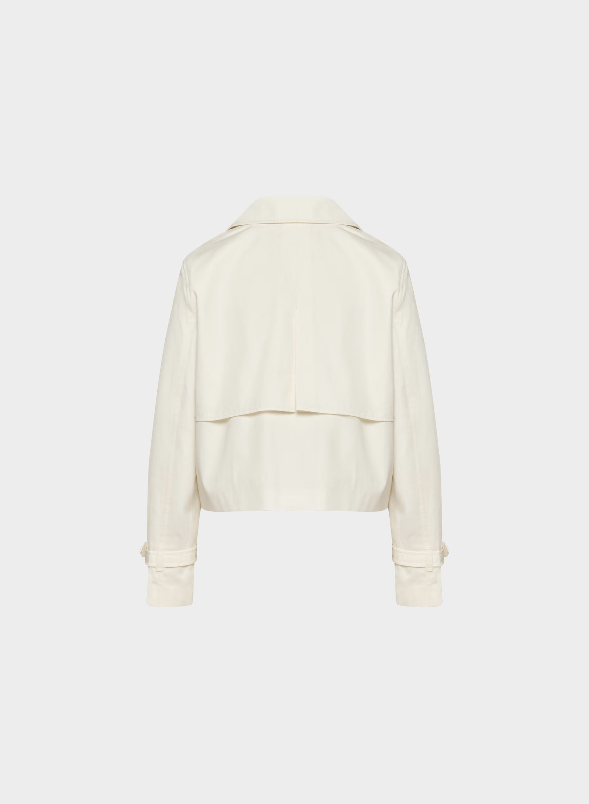 The Esquire Short Trench Coat - City Twill - LIGHT BIRCH