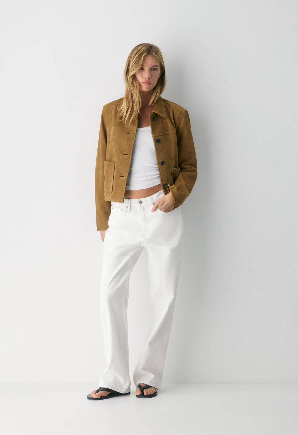 Tori Jacket - Suede - CORTADO CAMEL