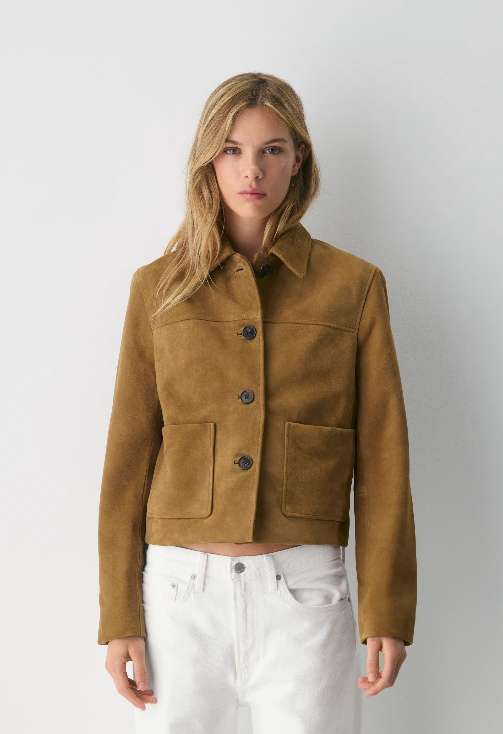 Tori Jacket - Suede - CORTADO CAMEL