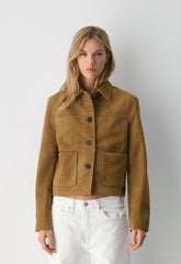 Tori Jacket - Suede - CORTADO CAMEL