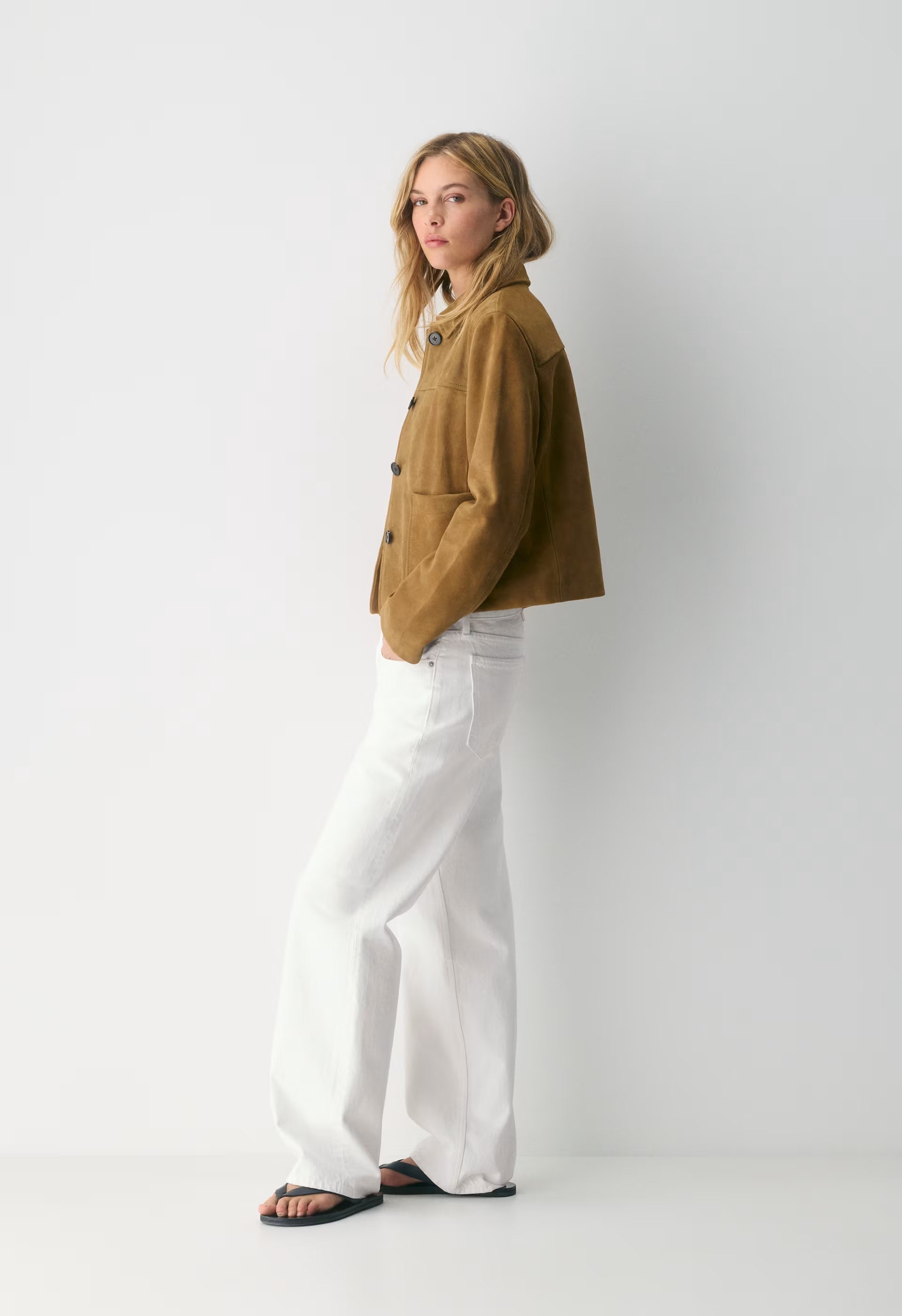 Tori Jacket - Suede - CORTADO CAMEL