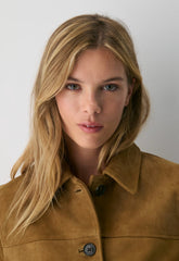 Tori Jacket - Suede - CORTADO CAMEL