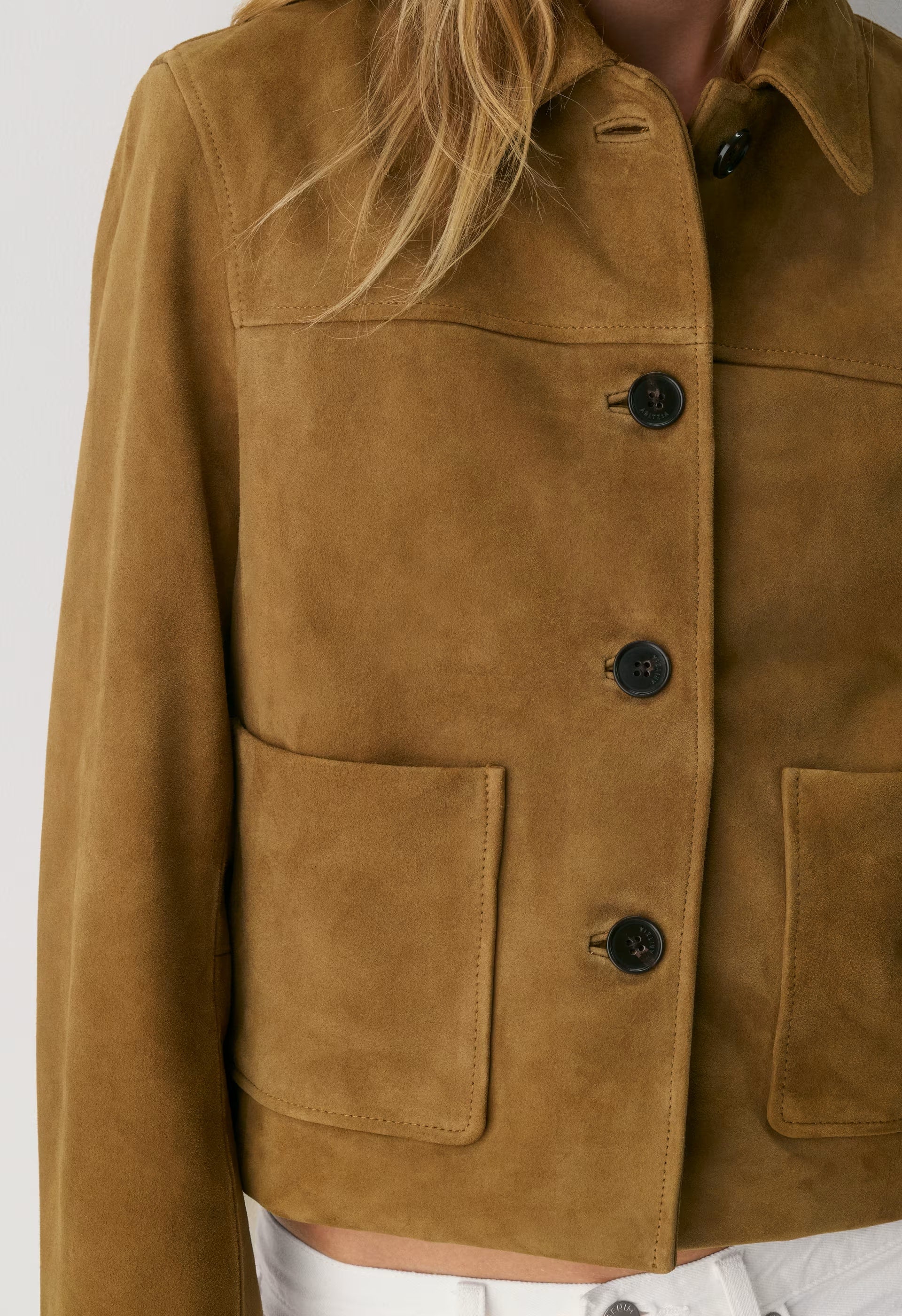 Tori Jacket - Suede - CORTADO CAMEL
