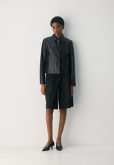 Tori Jacket - Leather - BLACK