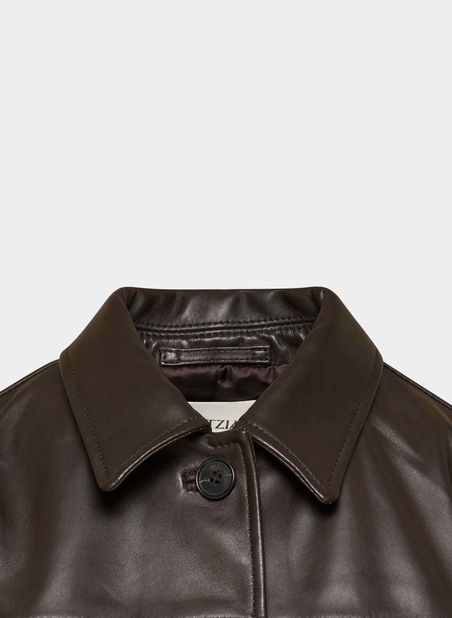 Tori Jacket - Leather - DARK COFFEE