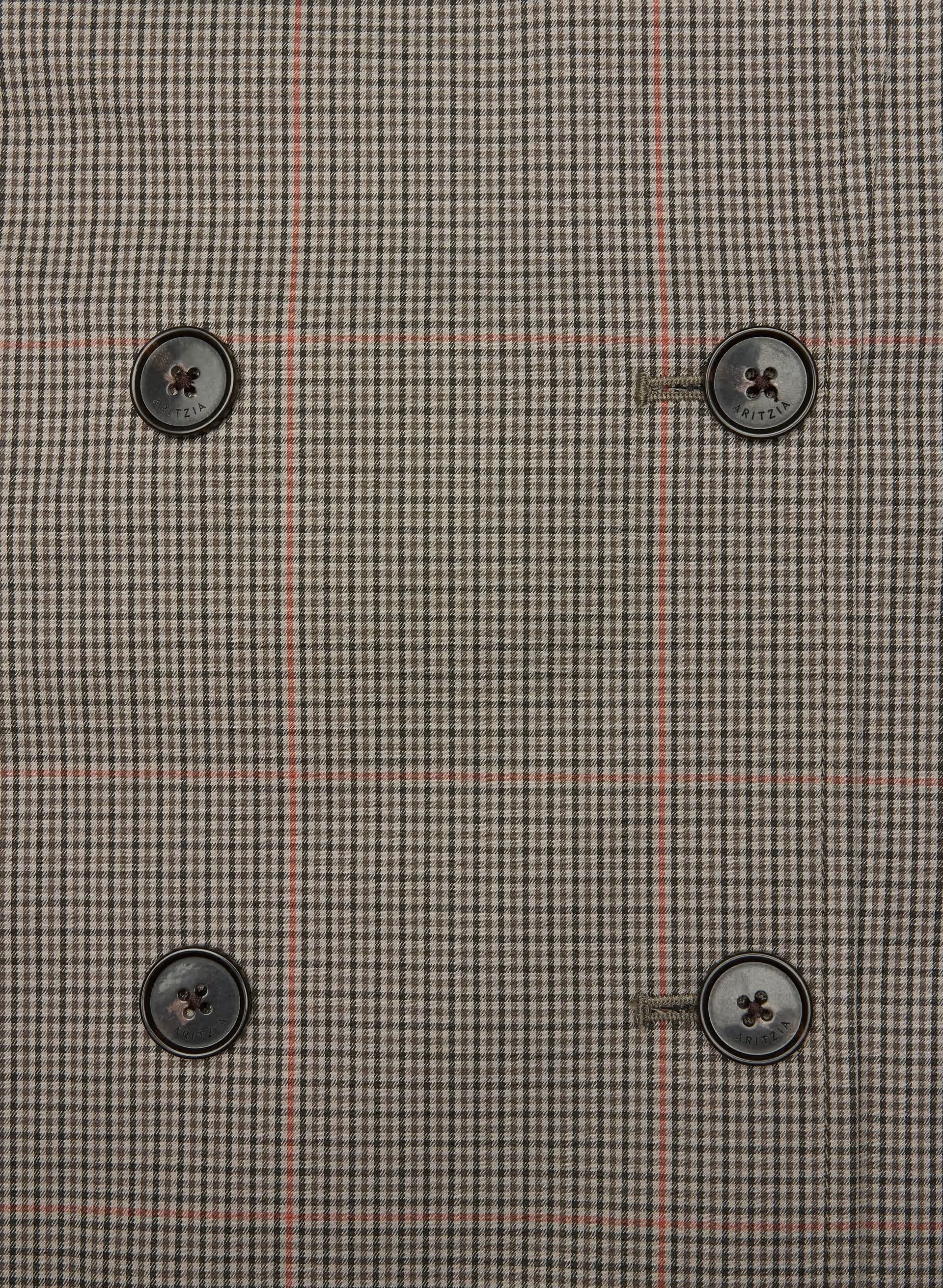 The Esquire Short Trench Coat - City Twill - WSHRT CK ND TP/ANS BRN