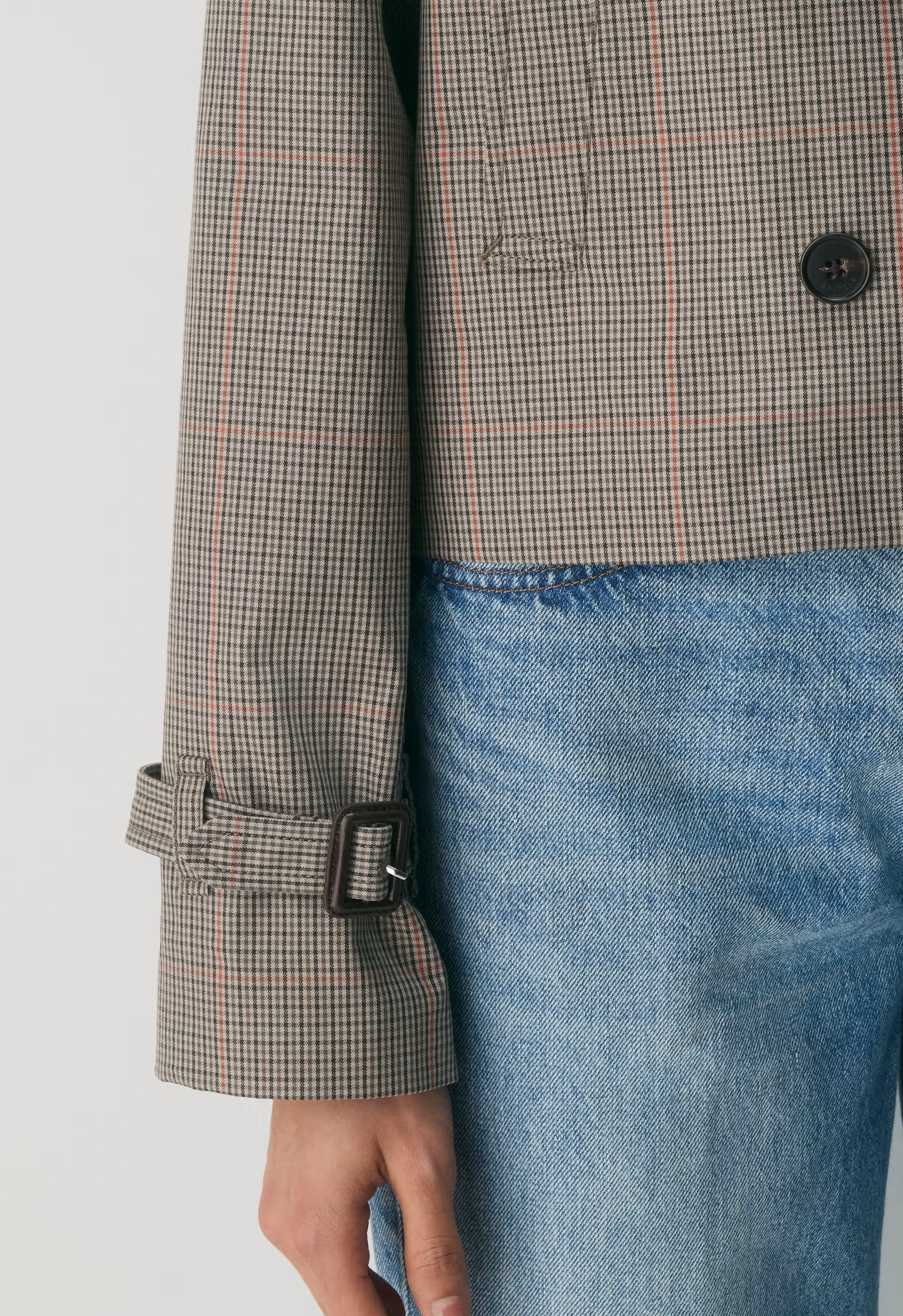The Esquire Short Trench Coat - City Twill - WSHRT CK ND TP/ANS BRN