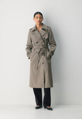 The Finch Trench Coat - City Twill - WSHRT CK ND TP/ANS BRN