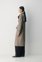 The Finch Trench Coat - City Twill - WSHRT CK ND TP/ANS BRN