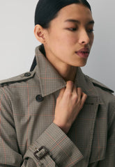 The Finch Trench Coat - City Twill - WSHRT CK ND TP/ANS BRN