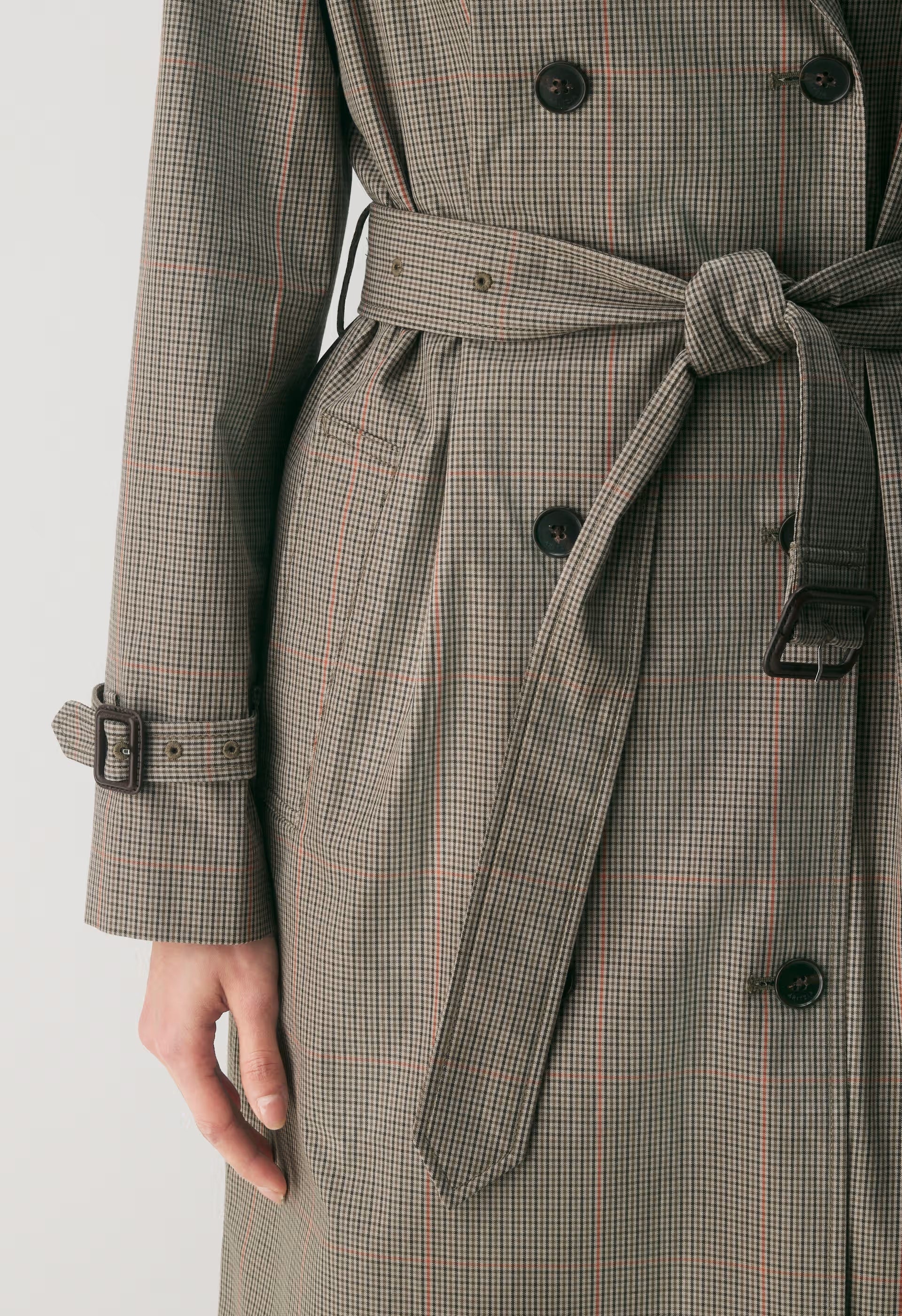 The Finch Trench Coat - City Twill - WSHRT CK ND TP/ANS BRN