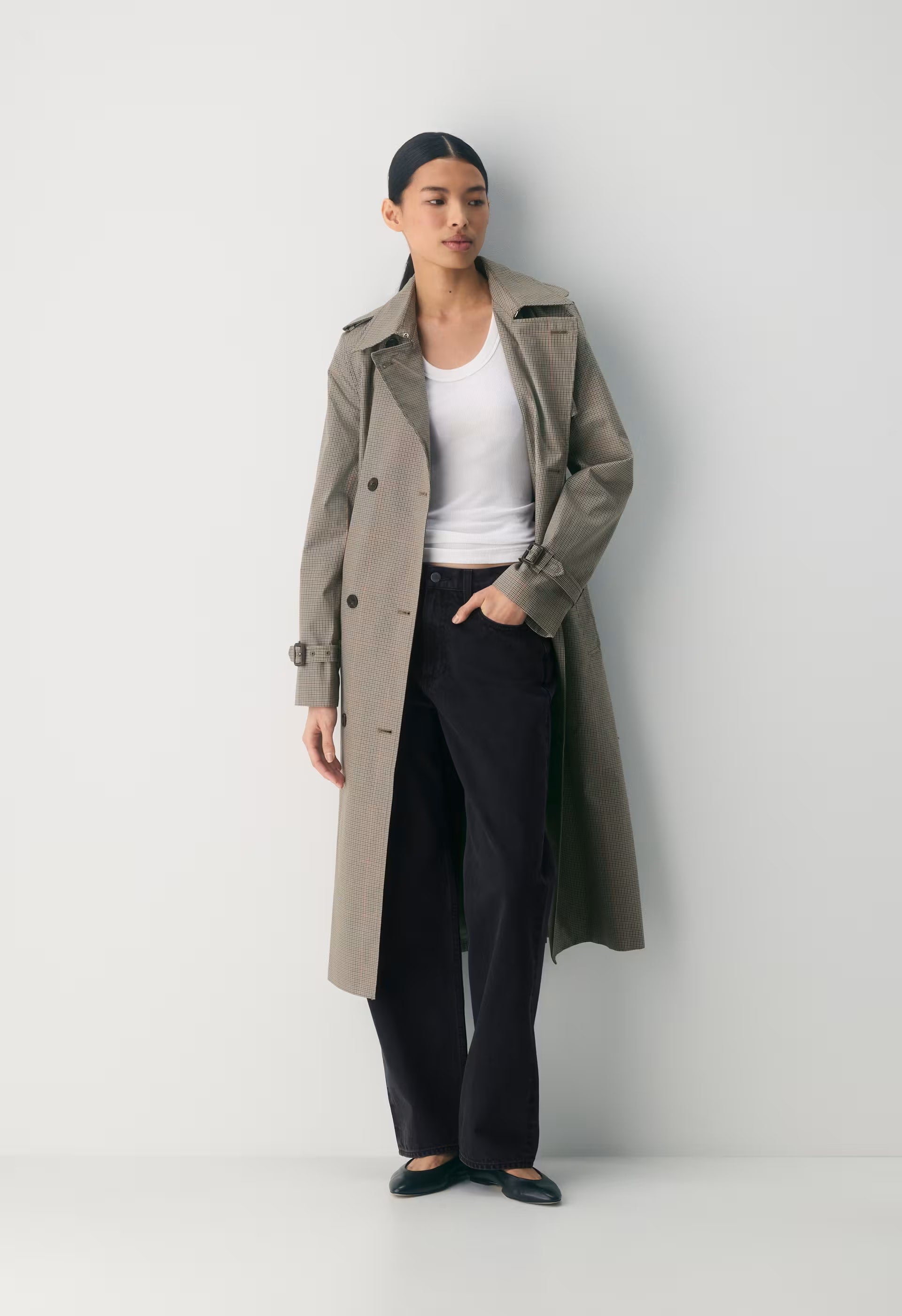 The Finch Trench Coat - City Twill - WSHRT CK ND TP/ANS BRN