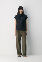 The Effortless Pant™ Lo-Rise - Crepette™ - DARK OLIVE