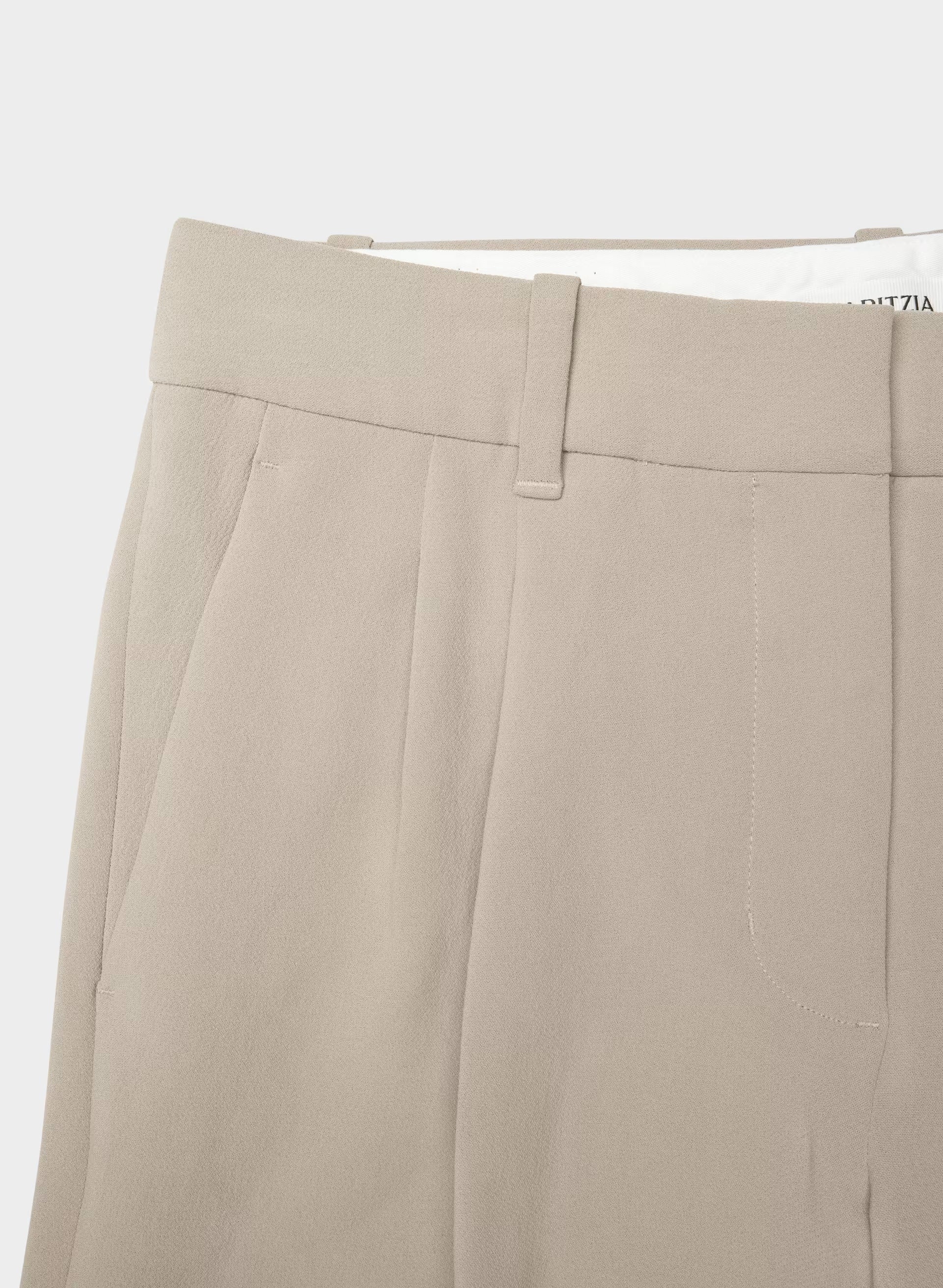 The Effortless Pant™ Lo-Rise - Crepette™ - NOMAD TAUPE