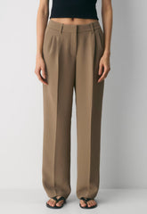 The Effortless Pant™ Lo-Rise - Crepette™ - FOLIO TAUPE