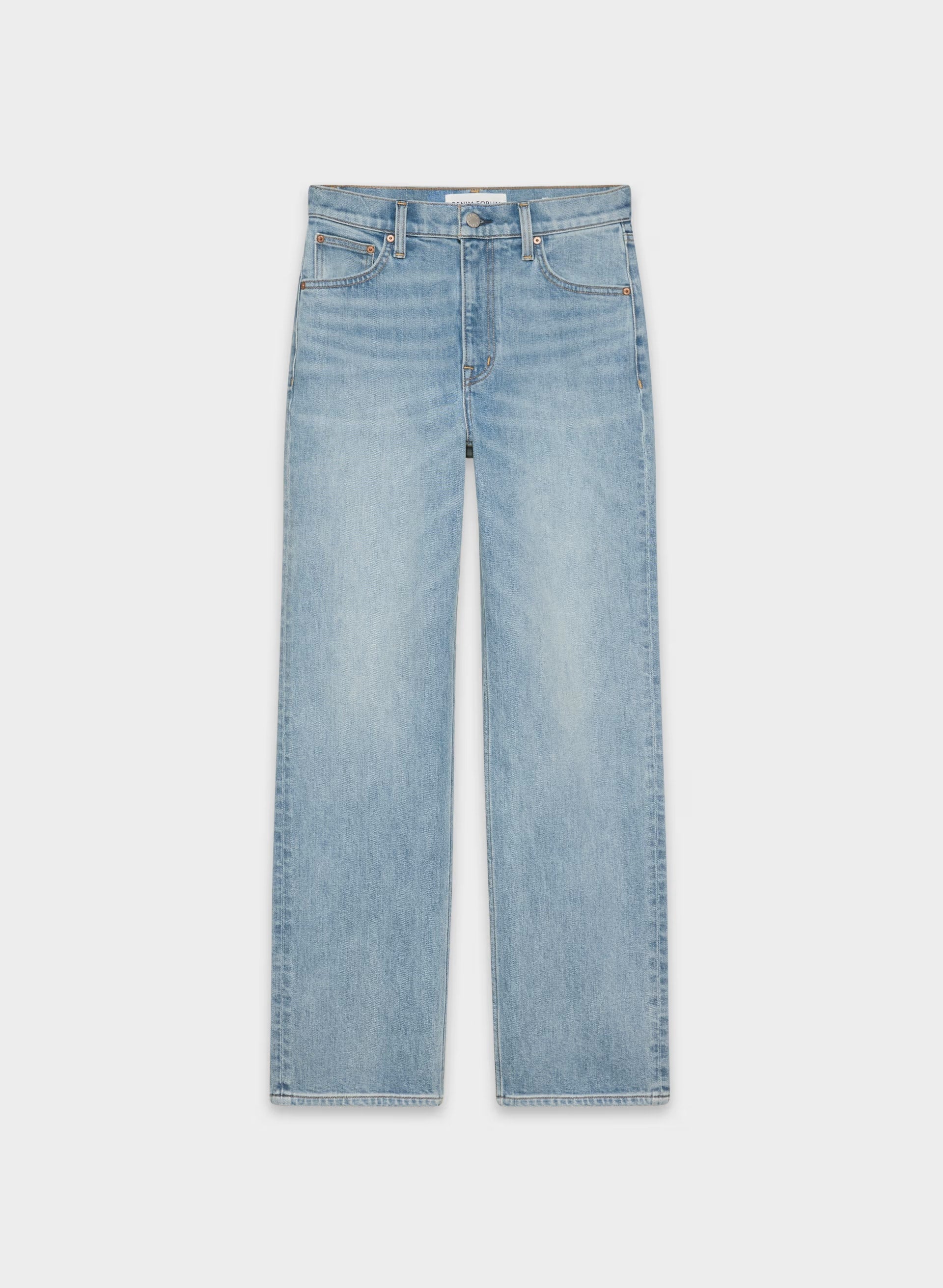 Denim Forum The Arlo Hi-Rise Straight Jean - 7 YRS BLEU TABOO