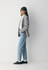 Denim Forum The Arlo Hi-Rise Straight Jean - 7 YRS BLEU TABOO