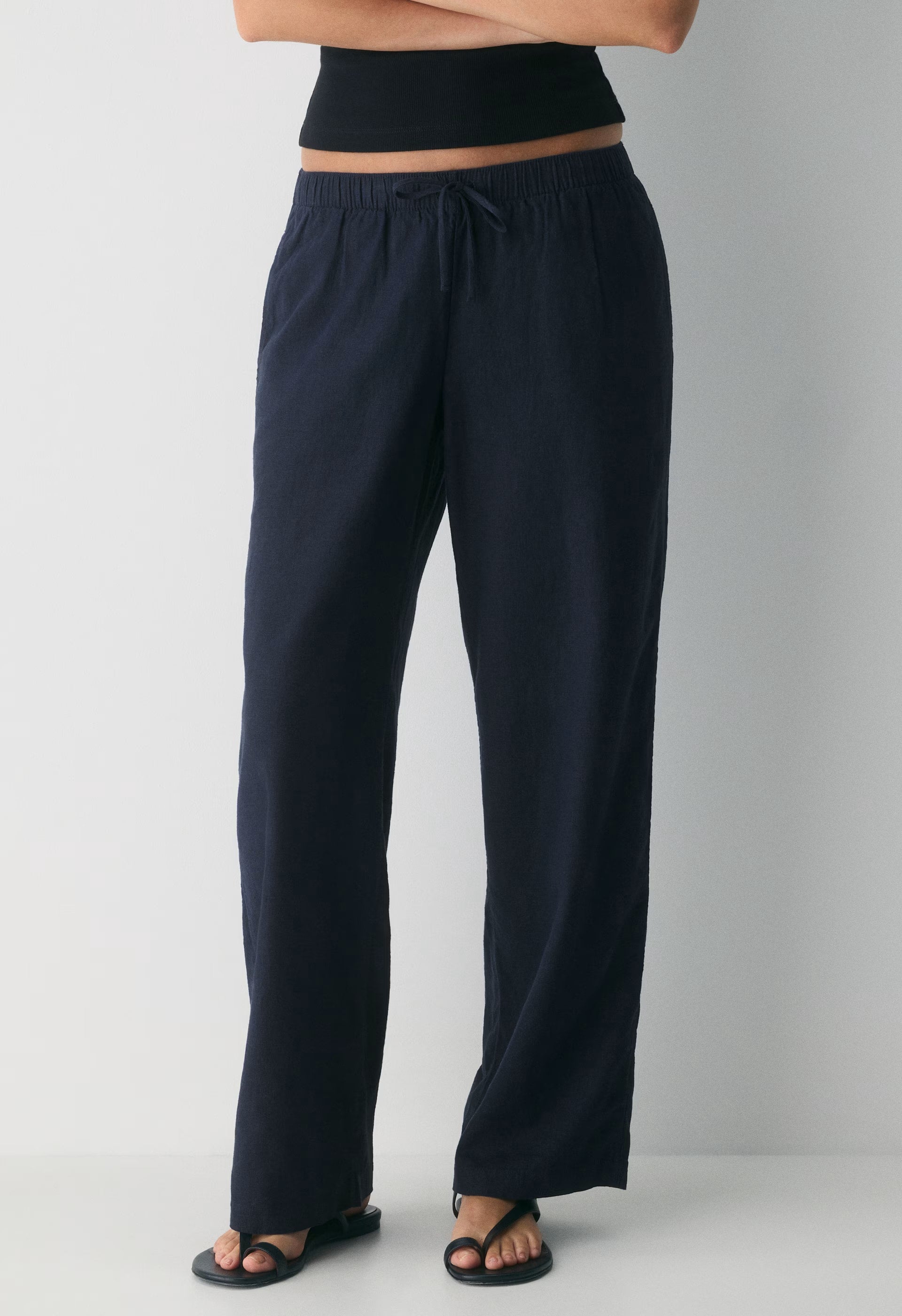 Sontag Linen Pant - ADMIRAL