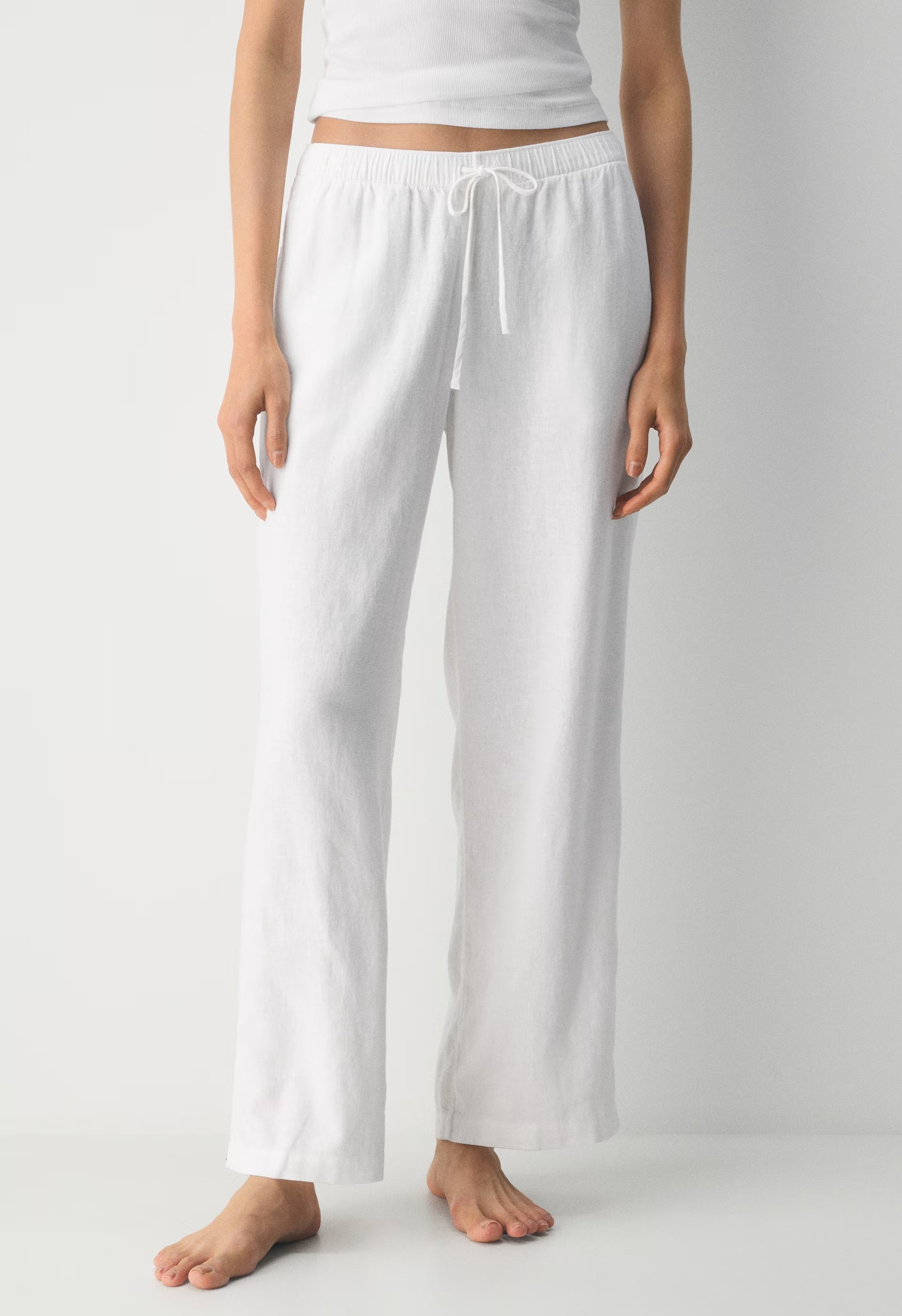 Sontag Linen Pant - WHITE
