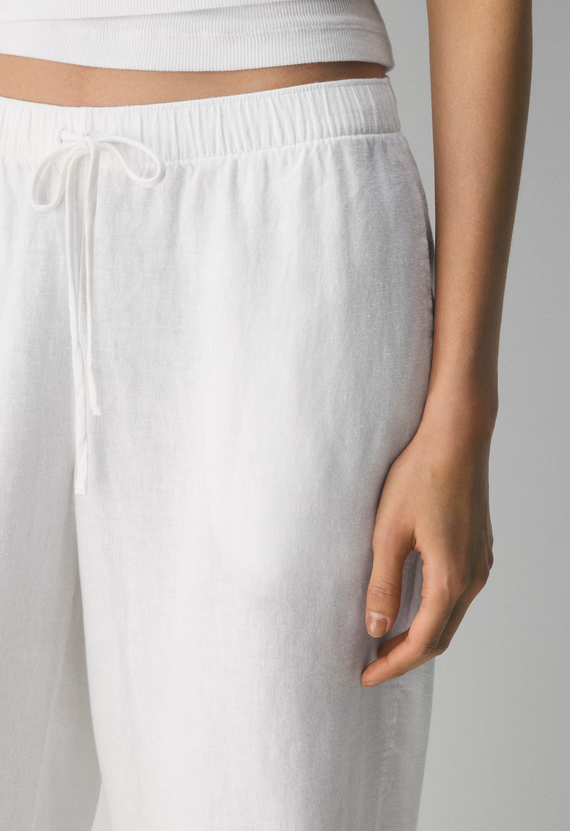 Sontag Linen Pant - WHITE