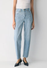 Denim Forum The '90s Marlo Hi-Rise Baggy Jean - 7 YRS BLEU TABOO